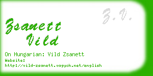 zsanett vild business card